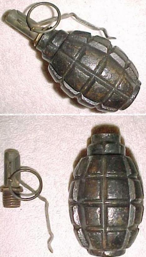 Russian WW2 F1 Grenade With Koveshnikov Fuze